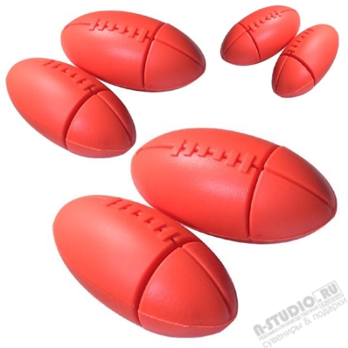 Флешка «Мяч регби» usb flash drive спортивные флеш накопители оптом