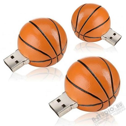 Спортивные флэш карты usb flash drive «Баскетбольный мяч» флешка