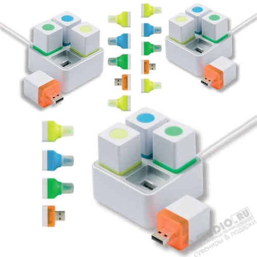 Набор флешки с маркерами USB-hub подставка usb набор флешек