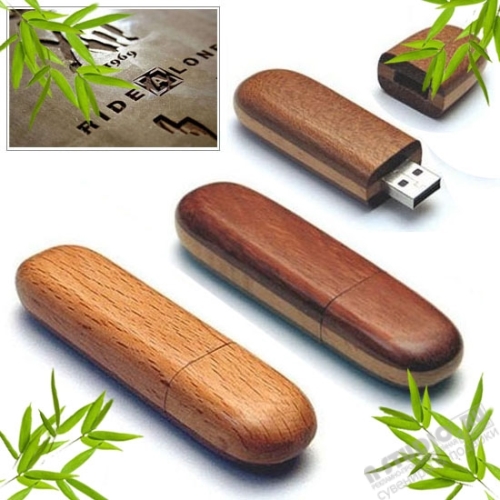 Флэшка дерево USB Flash деревянные флешки овальные под логотип