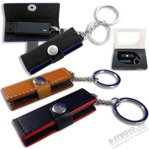Флешки брелоки кожаные usb флэш карты под нанесение логотипа