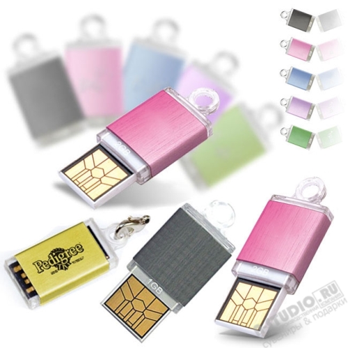 USB флэшки мини флешки mini slim под логотип usb флеш компактные