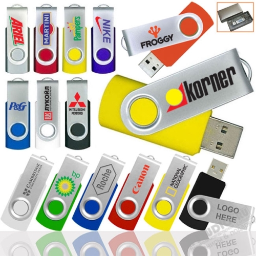 Флешки металл клип под логотип usb флеш карты рекламные оптом