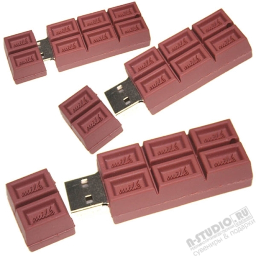 Флешка Шоколад usb флэш диски сладкие флешки вкусные шоколадки