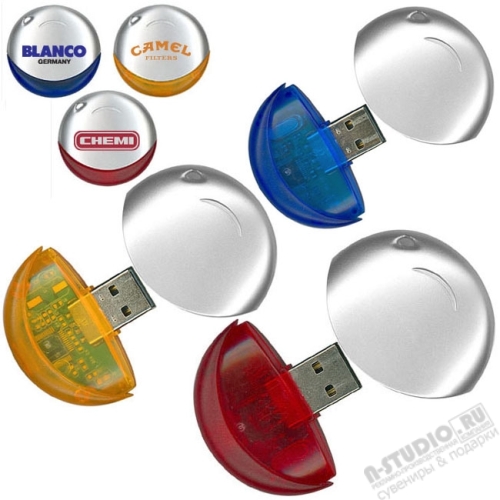 Флешки круглые, пластик usb флеш красные флэшки синие флеш карты