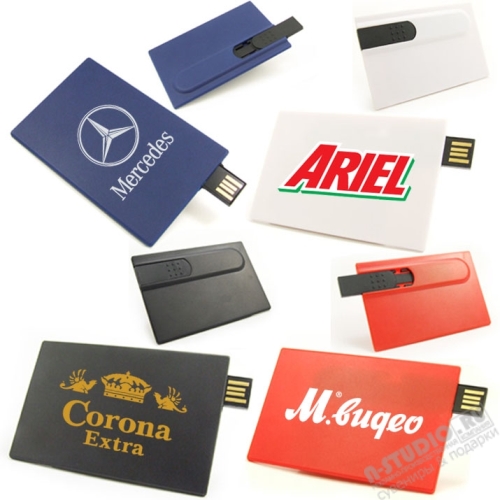 Флешки кредитки синие флэшки кредитки красные USB флеш визитки