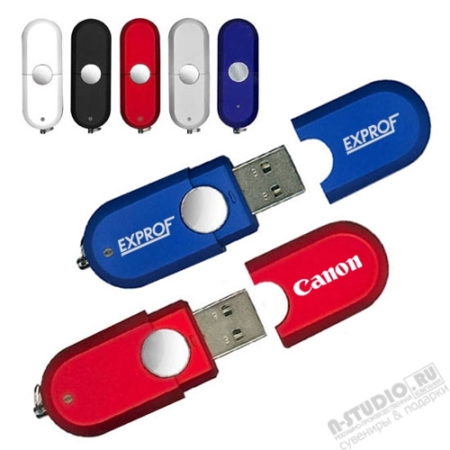 Сувенирные флешки пластик  usb flash drive  под логотип