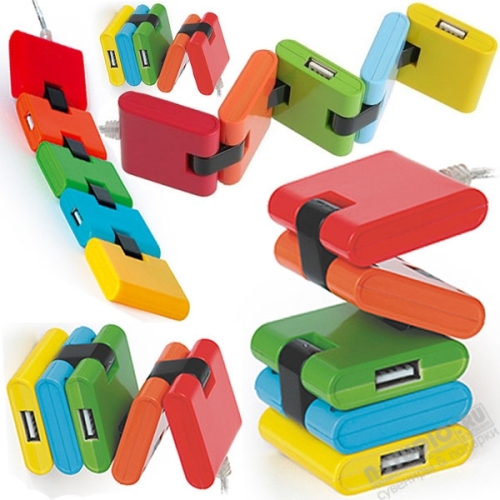 USB Hub USB 2.0 Хаб 4 порта 480 Мб-сек. трансформер