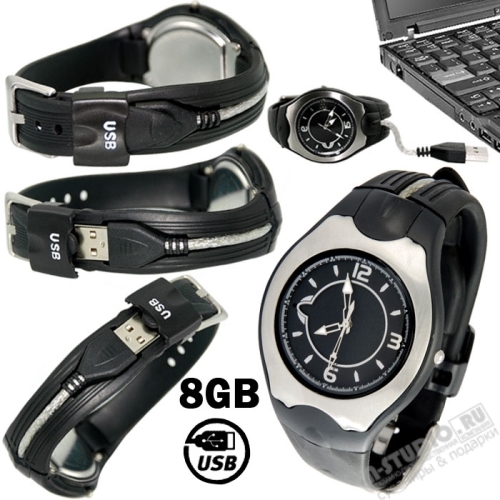 Флэшки наручные часы оригинальные usb напопители часы