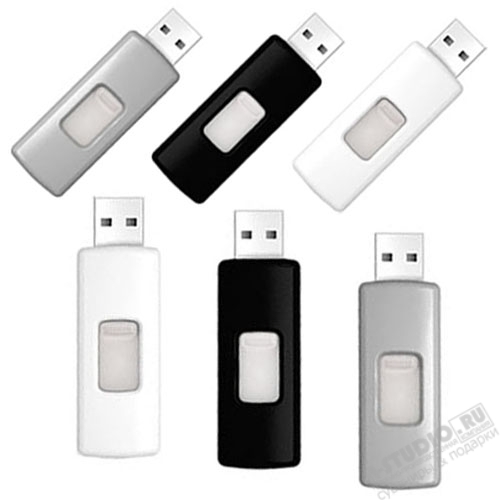 Usb флешки с выдвижным чипом usb flash drive пластик флэш диски