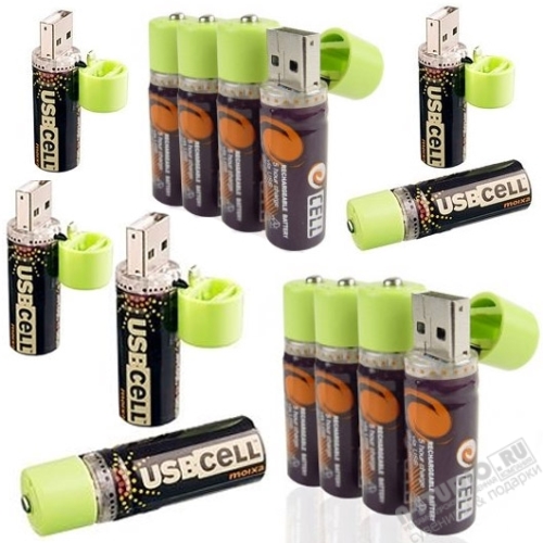 Рекламные флешки «Батарейка» usb флэш под заказ металл, пластик