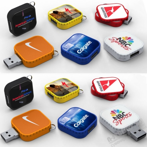 Рекламные флешки с выдвигающимся чипом usb флэш накопители