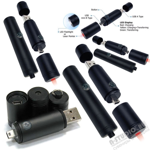 Флешки фонарик и лазерная указка usb флэш с фонариком