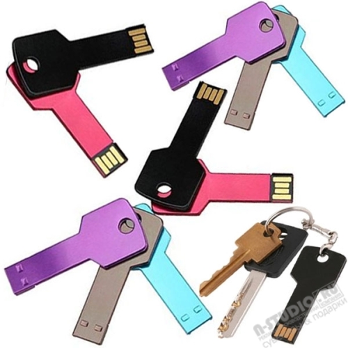 Флешки ключ рекламные usb накопители под нанесение логотипа