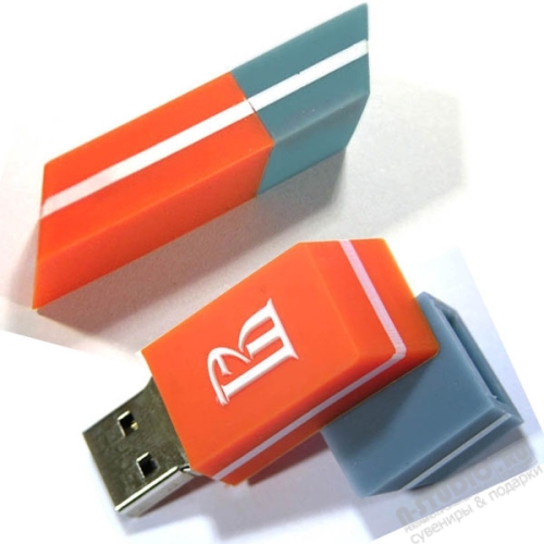 Подарочные флешки «Ластик» usb накопители стирательная резинка