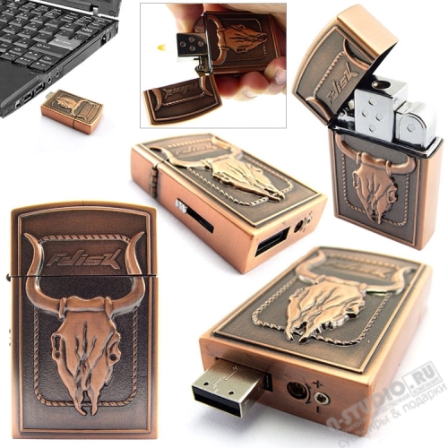 Флешки с зажигалкой» металлические usb флэш карты с зажигалка опт