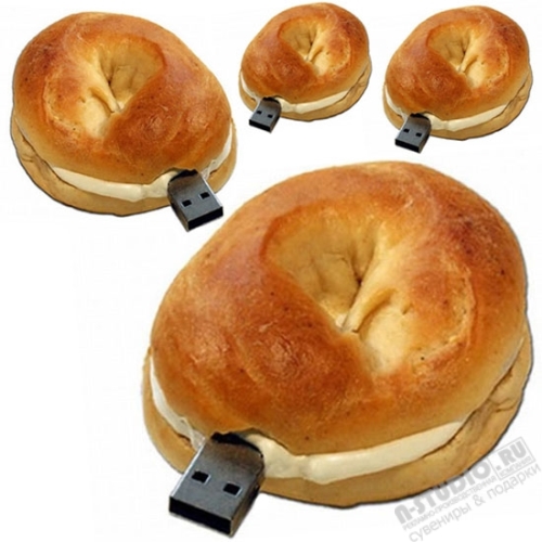 Флешки пища «Булочка с кремом безе» съедобные флешки еда флэшки USB Flash Drive