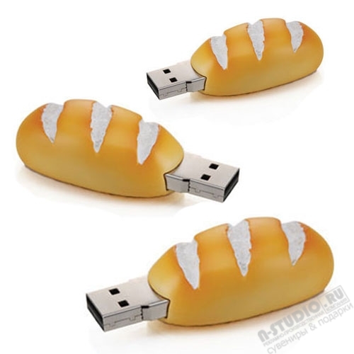 Флеш карты «Хлеб» съедобные флэшки USB Flash Drive с логотипом