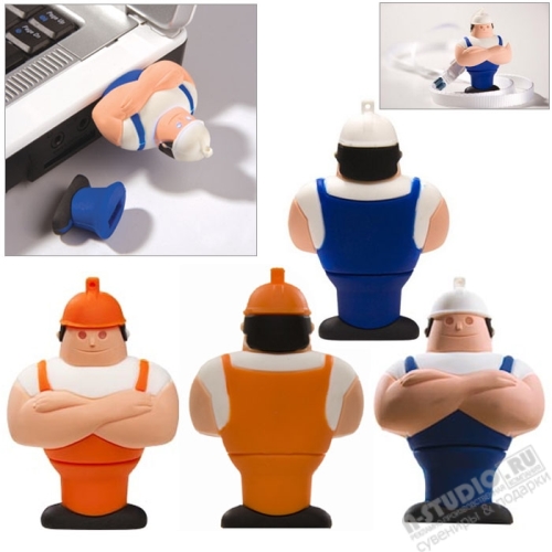 Флэшки «Строитель» usb флеш карты для строительных компаний