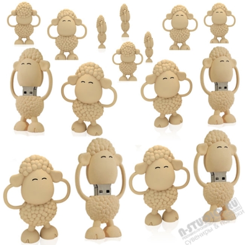 Флешки «Овечка» usb флэш накопители sheep usb flash drive подарочные
