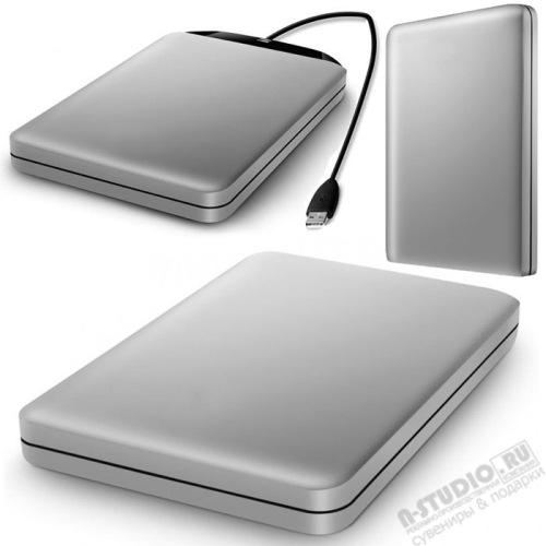 Жесткие диски внешние серебро 500Gb 750Gb оптом под нанесение