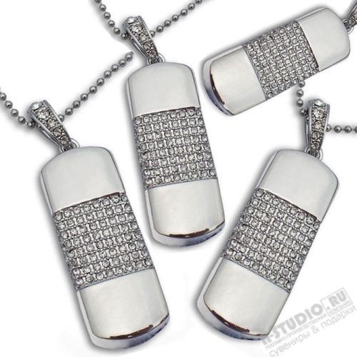 Флешки с ювелирной отделкой под нанесение логотипа usb flash