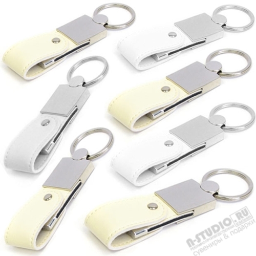 Белые флешки кожа usb флэшки брелоки кожаные usb флеш карты