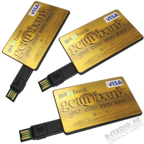 Подарочные флешки кредитки usb флэш карты визитки с логотипом
