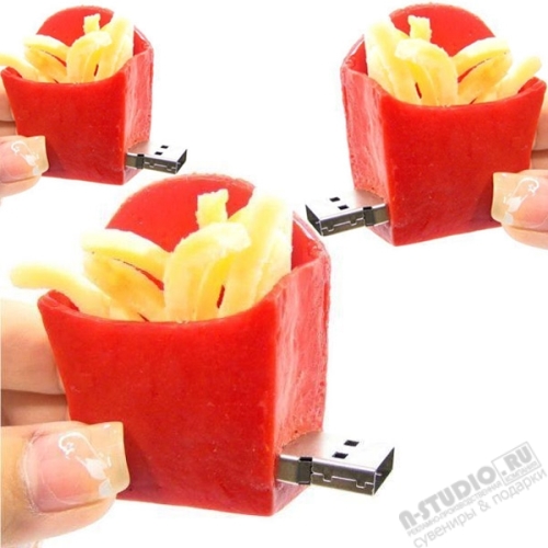 Флешки картофель фри в пакете оригинальные usb флэш карты картошка