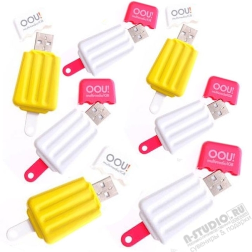 Флешки «Мороженое пломбир» usb флеш карты молочные продукты