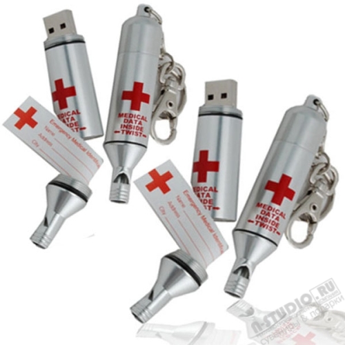 Медицинские флешки «Пузырек» usb флэш карты для медиков