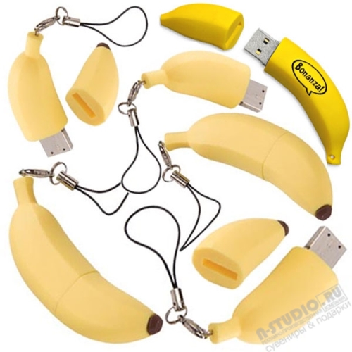Флэшки «Бананы» usb flash drive banana usb флеш накопители еда