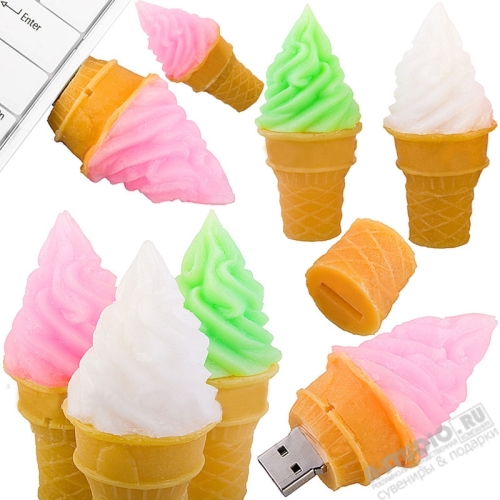 Флешки «Мороженое в стаканчике» usb флэш карты опт food usb flash drive Ice Cream