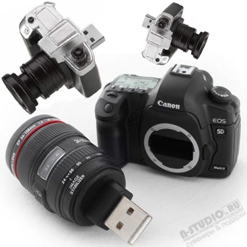 Флэшки «Фотоаппарат» usb флеш карты цифровая фото техника