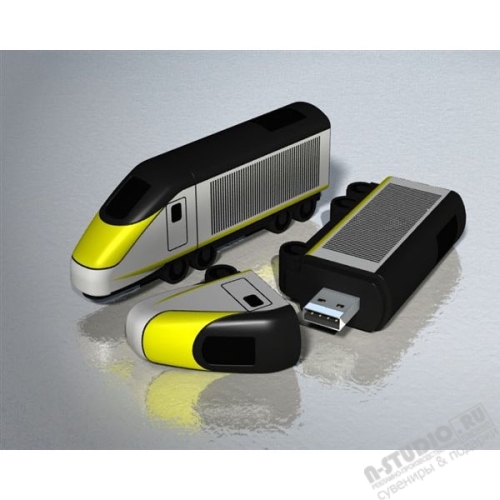 Флешки «Локомотив поезд» транспортные usb флеш карты под нанесение