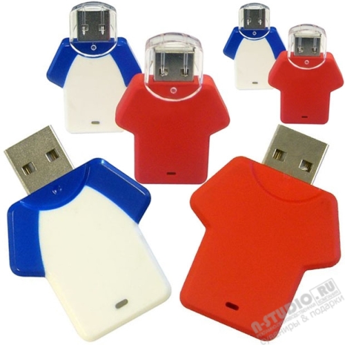Usb флеш карты одежда под нанесение логотипа красные флешки мода