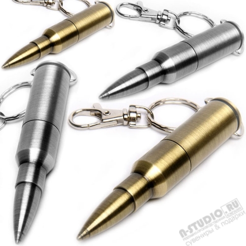 Флешки металлические «Патроны» специализированные usb флэш карты под гравировку 