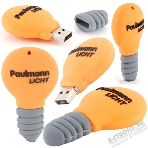 Рекламные флешки «Лампа» оригинальные usb флеш накопители оптом