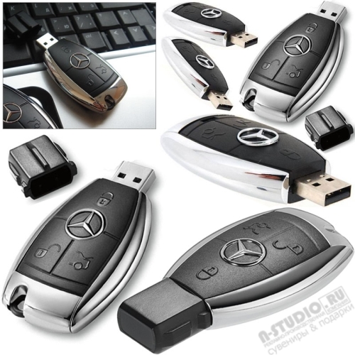 Авто флешки «Ключ Мерседес» рекламные usb флеш диски оптом