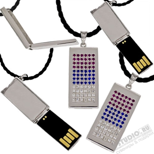Драгоценные usb флеш карты сапфир, рубин, циркон серебро usb флэш диски под нанесение логотипа