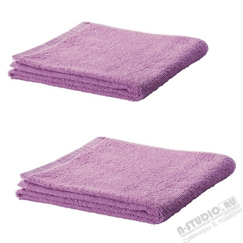 Махровое полотенца сиреневые 400гр, 150x100см