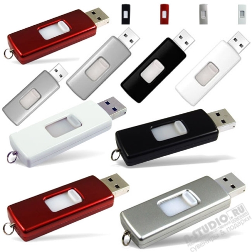 Белые флешки с выдвижным чипом черные usb флэш карты красные с логотипом