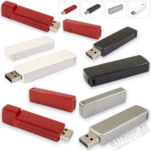 Рекламные флэшки с выдвигающимся чипом usb флэш накопители