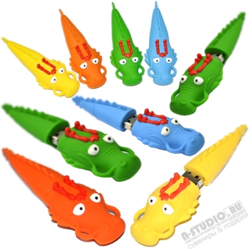 Флэшки «Дракон» символ 2012 года новогодние usb флеш карты пвх