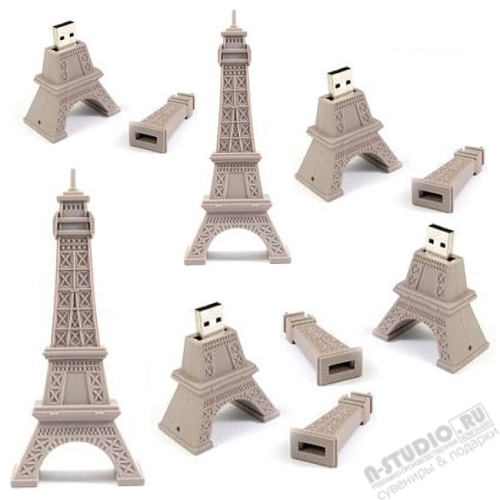 Флешки usb «Эйфелева башня» подарочные usb флэш карты оптом 