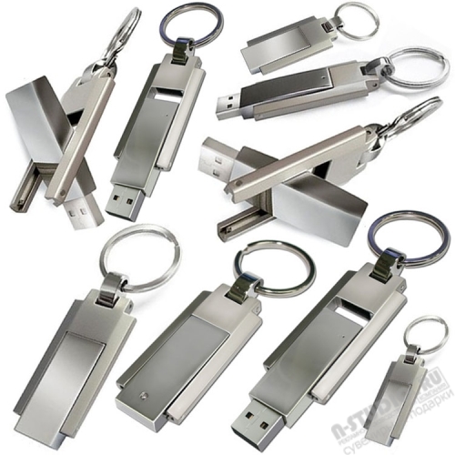 Usb флеш накопители под логотип оптом стальные usb флешки брелоки