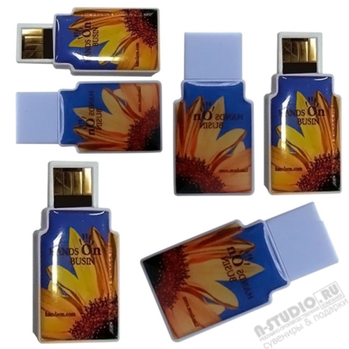 Флешки с заливкой смолой полноцвет usb флэш карты slim под логотип