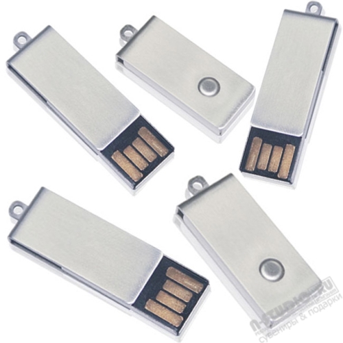 Поворотные мини флешки металл usb флеш накопители металлические