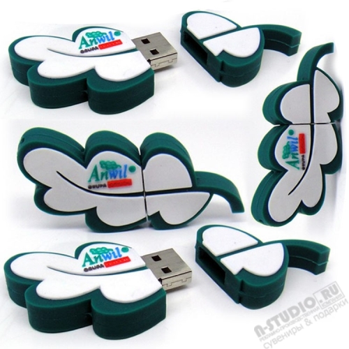 Флешки «Лист ANWIL» usb флэш карты индивидуальный дизайн флэшек