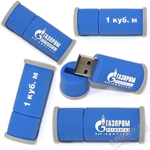 Usb флеш карты Газпром оригинальные флэшки с нанесением логотипа